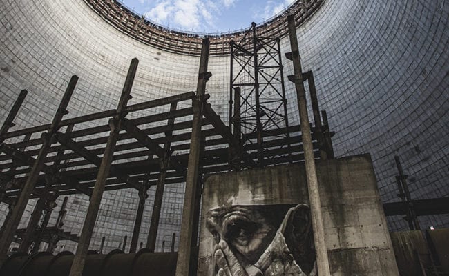 tour de la centrale nucléaire de Tchernobyl