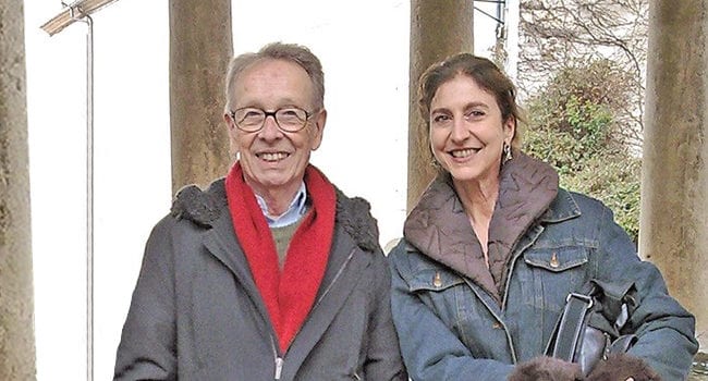Philipe Jaccottet et José-Flore Tappy à Grignan, 2012